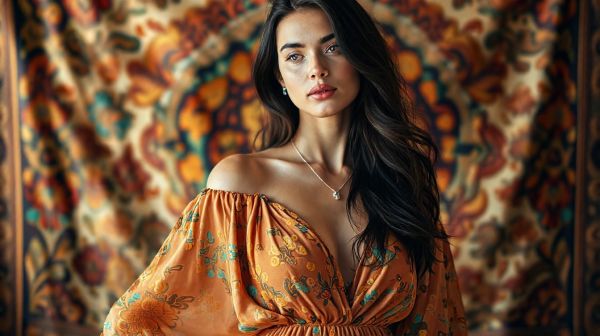 Gana estilo hippie chic con estos vibrantes vestidos elegantes